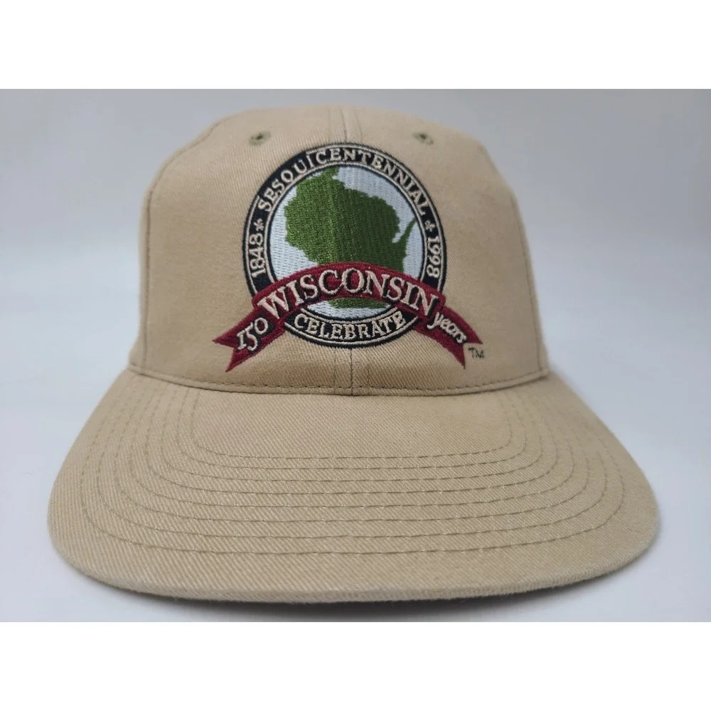 Vintage Wisconsin Sesquicentennial 150 The Tailgater Sports Specialties Hat‎ Cap
